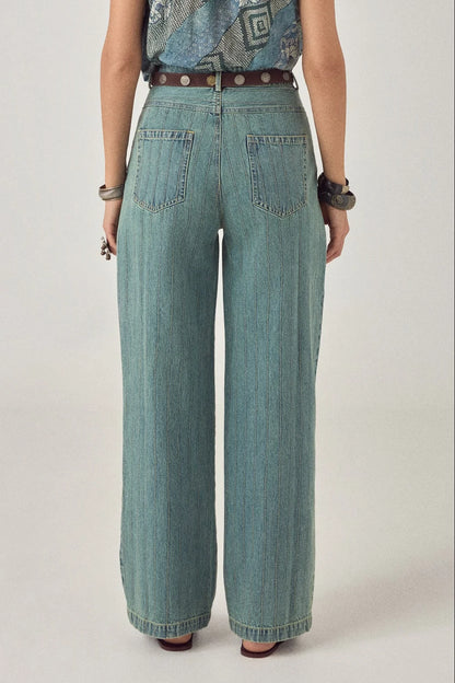 Maison Hotel - Lucky Pants - Denim Stripes