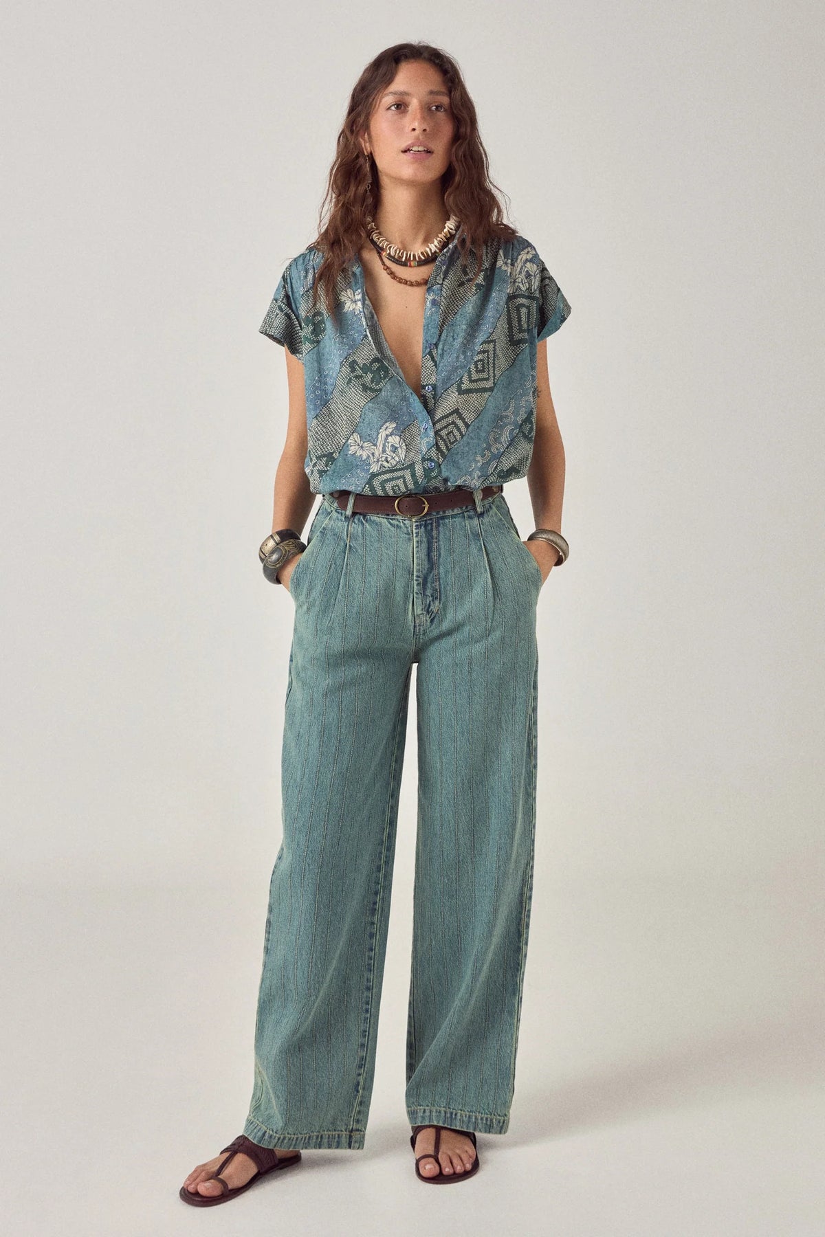 Maison Hotel - Lucky Pants - Denim Stripes