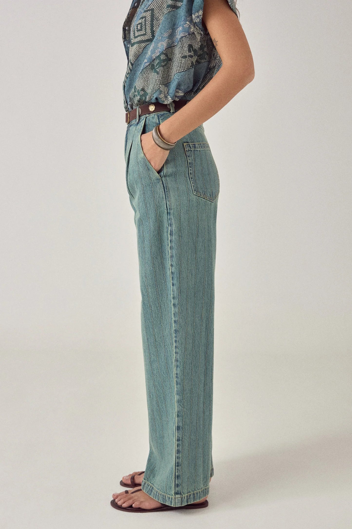Maison Hotel - Lucky Pants - Denim Stripes