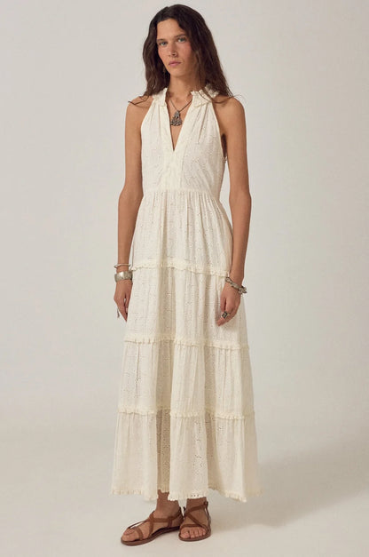 Maison Hotel - Luigi Sleeveless Dress - Blanc Bohème