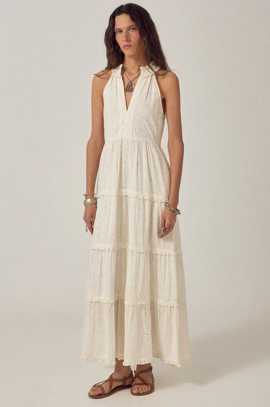 Maison Hotel - Luigi Sleeveless Dress - Blanc Bohème
