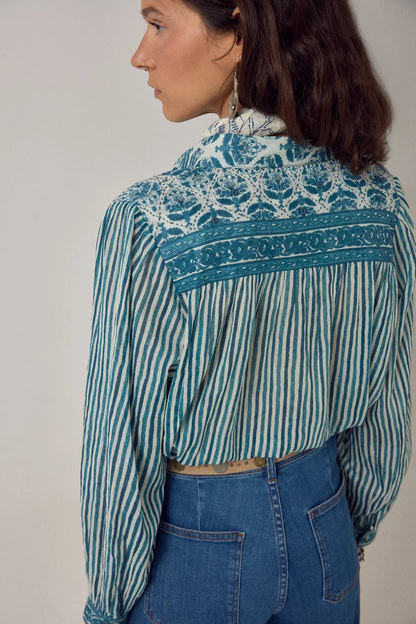 Maison Hotel - Maria Shirt - Blue Ink