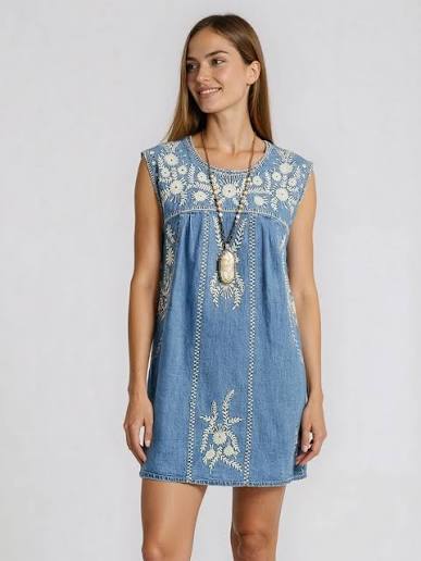 Maison Hotel - Sylvie Short Dress - Blue Haze