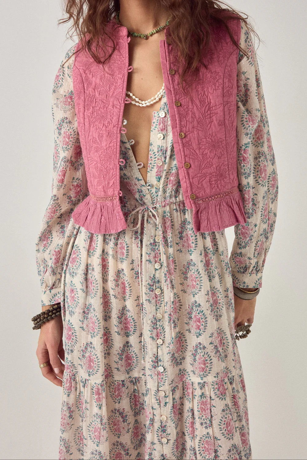 Maison Hotel - Mia Vest - Peonia Pink