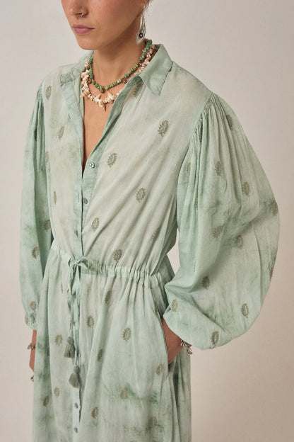 Maison Hotel - Freya Dress - Mineral Jade