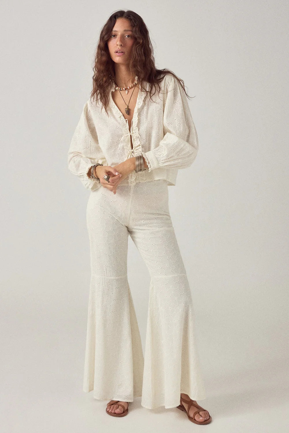 Maison Hotel - Irene Blouse - Blanc Bohème