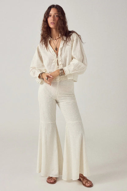 Maison Hotel - Irene Blouse - Blanc Bohème