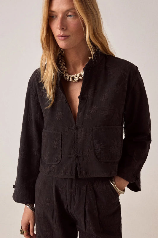 Maison Hotel - Lotus Jacket Mandarin - Onyx