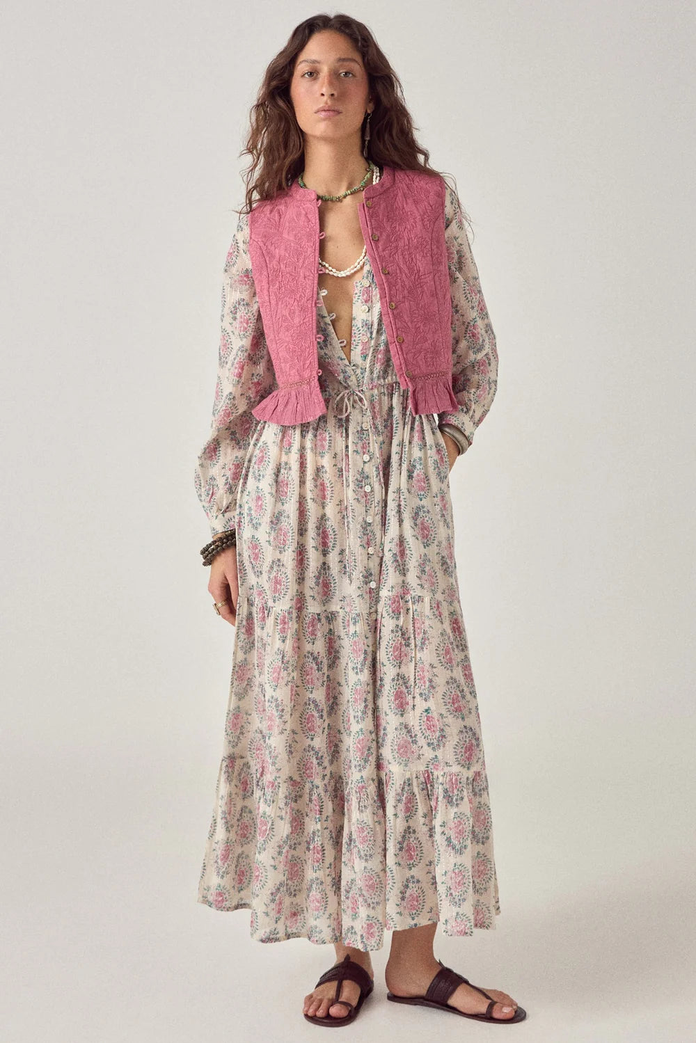 Maison Hotel - Mia Vest - Peonia Pink