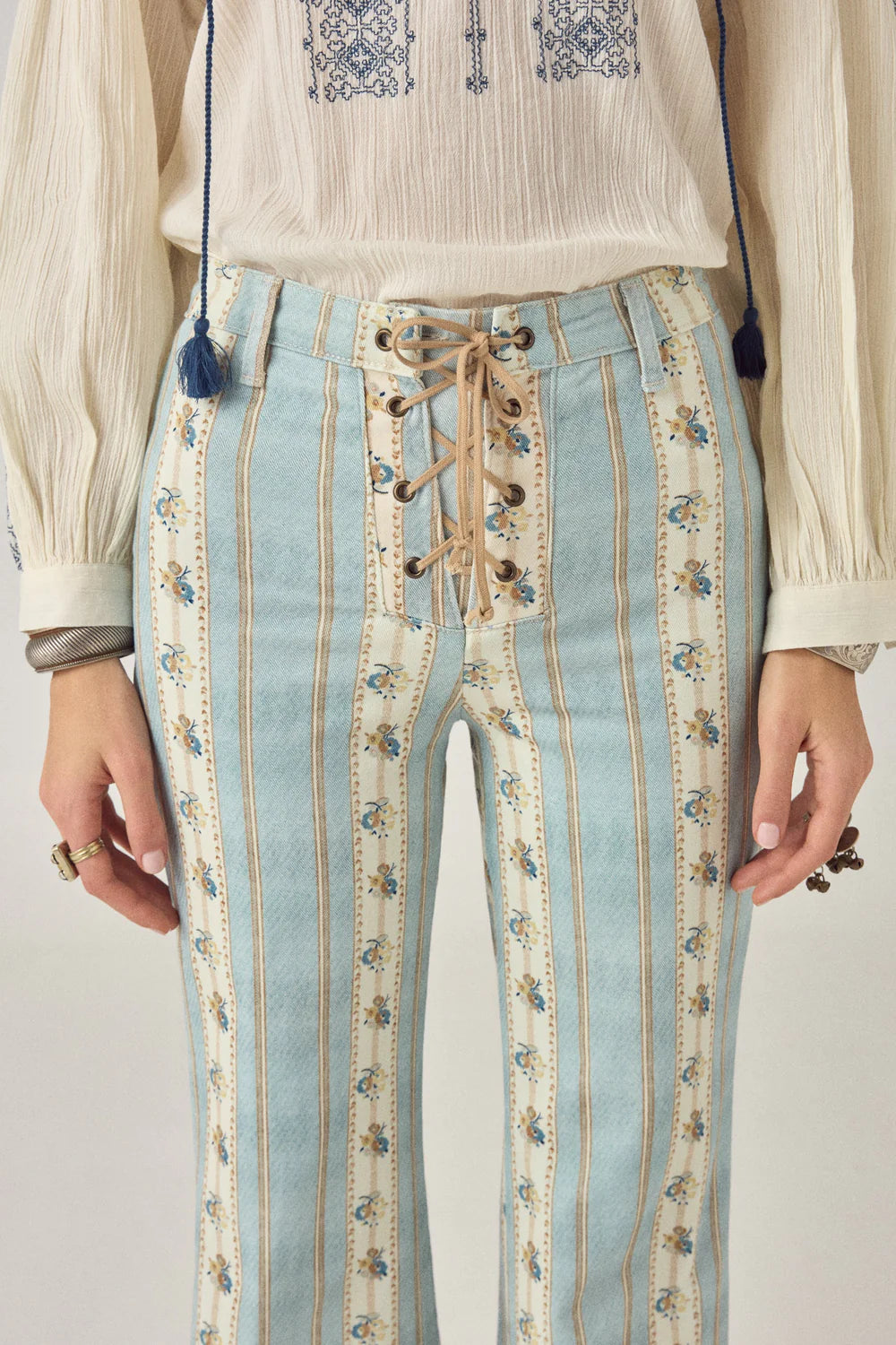 Maison Hotel - Vincent Pants - Almond Blossom