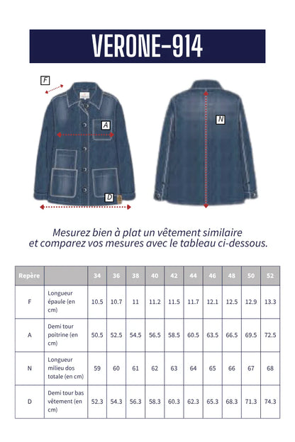 Mat de Misaine - Verone Work Jacket - Denim