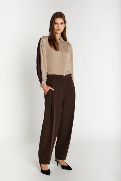 Bruuns Bazaar - RubySus Jonat pants - Dark Brown