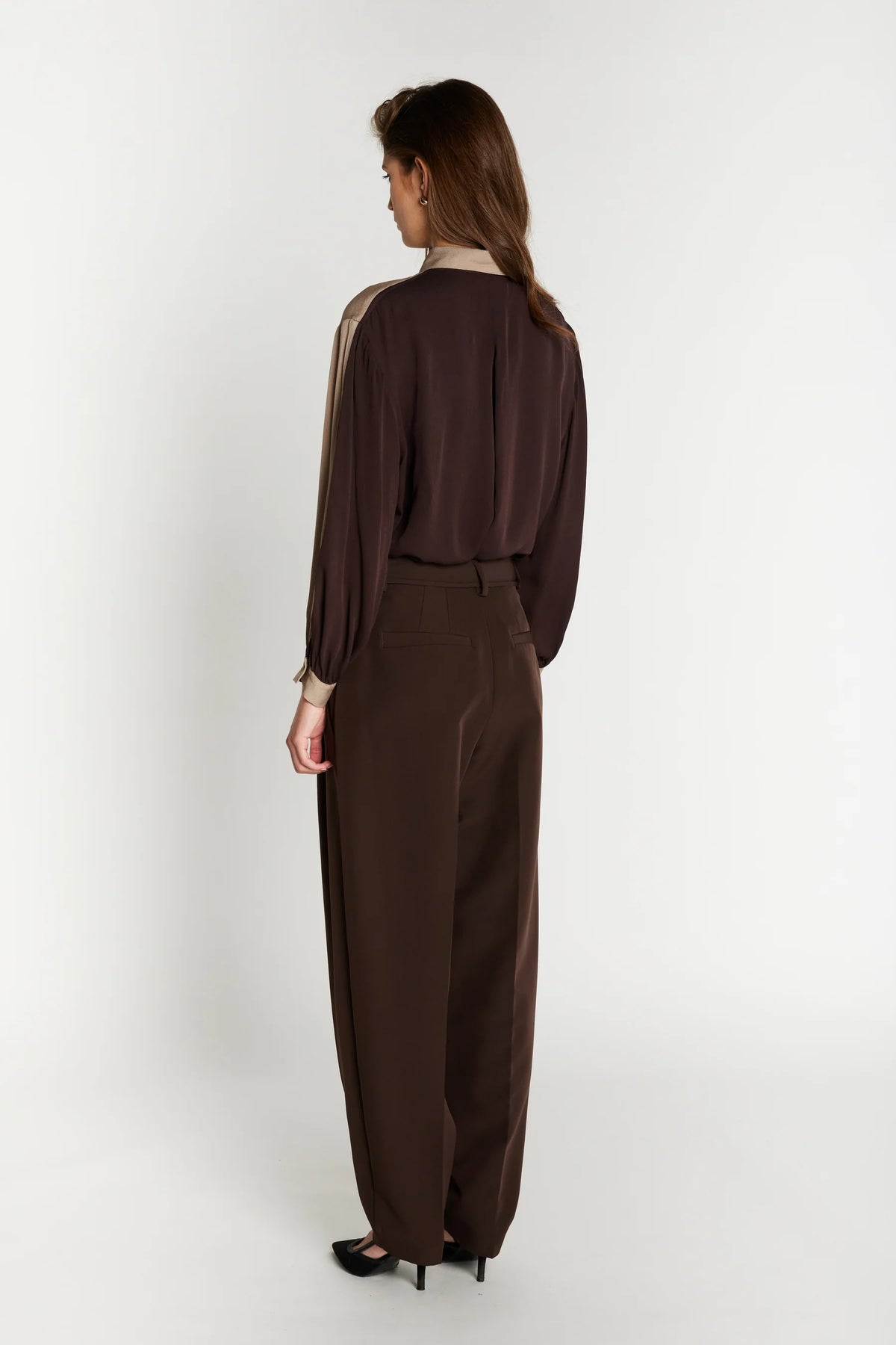 Bruuns Bazaar - RubySus Jonat pants - Dark Brown