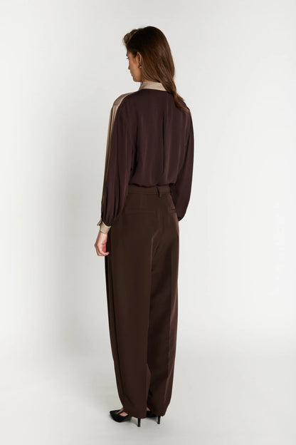 Bruuns Bazaar - RubySus Jonat pants - Dark Brown