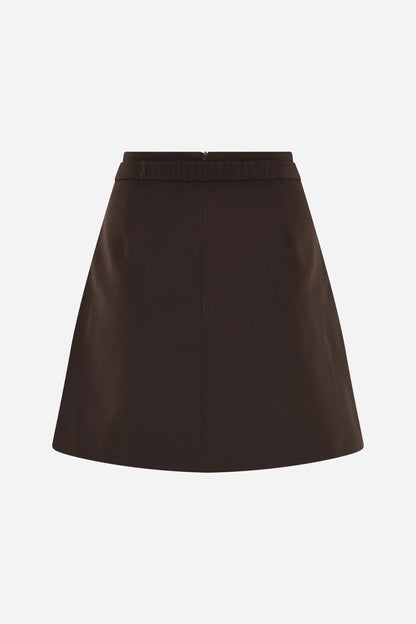 Bruuns Bazaar - RubySusOenne skirt - Dark Brown