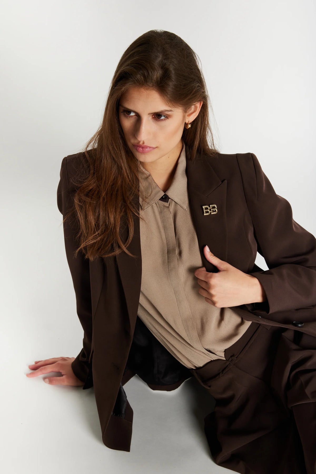 Bruuns Bazaar - RubySus Sora blazer - Dark Brown
