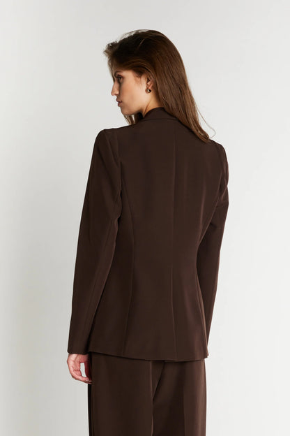 Bruuns Bazaar - RubySus Sora blazer - Dark Brown