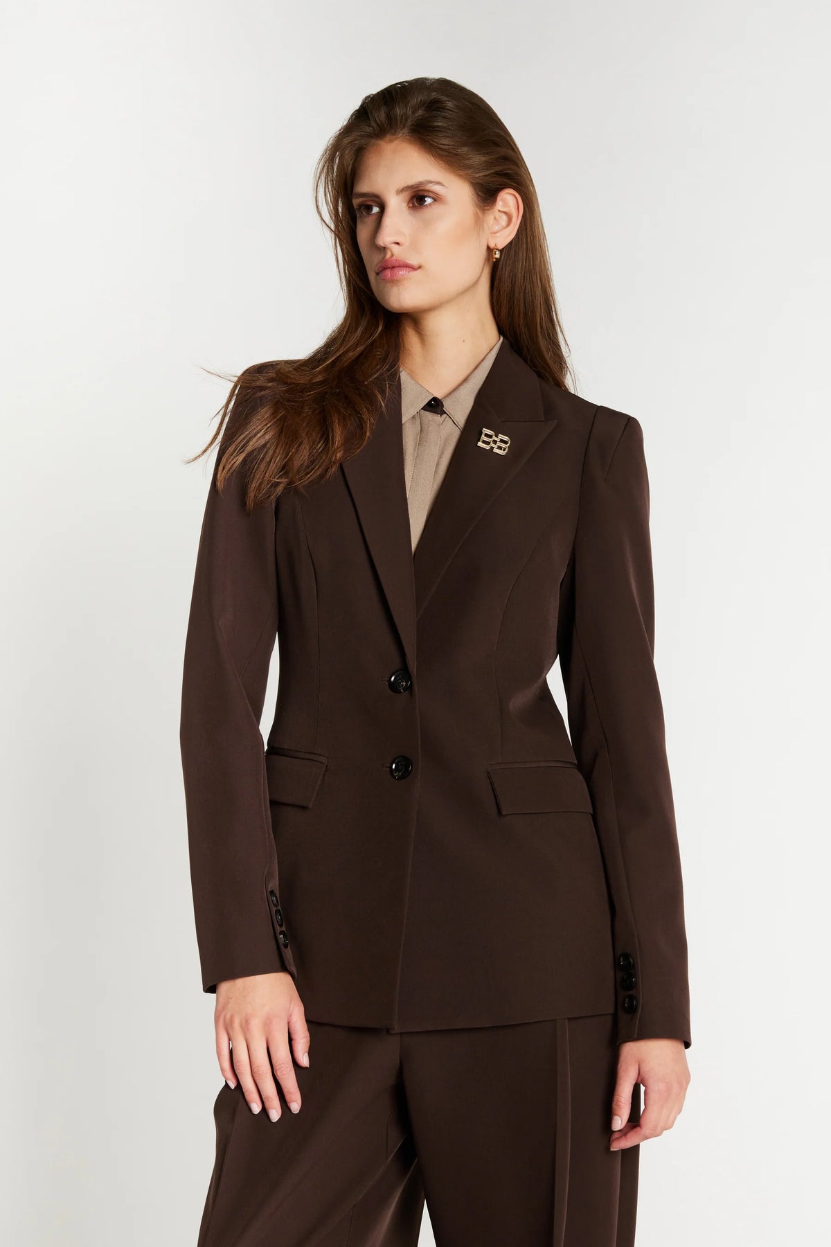 Bruuns Bazaar - RubySus Sora blazer - Dark Brown