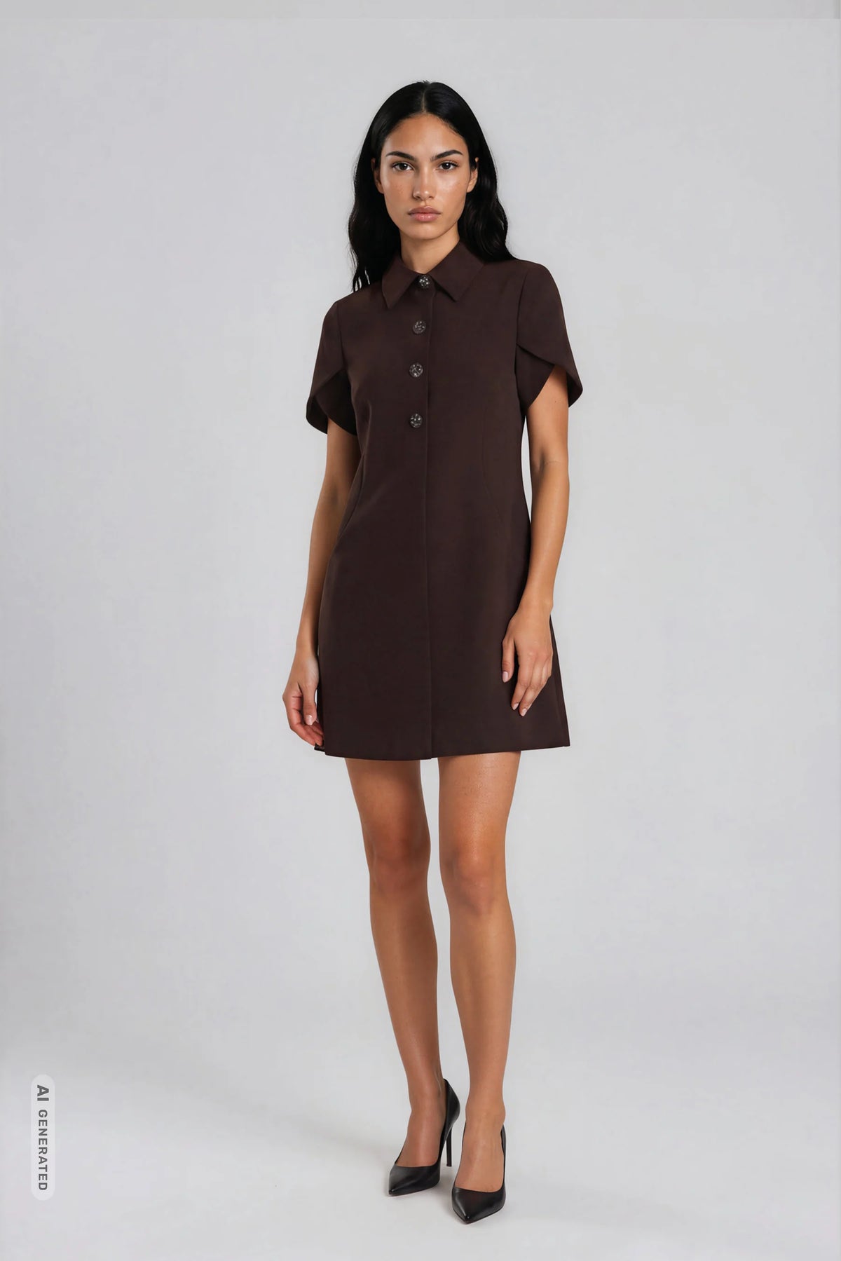 Bruuns Bazaar - RubySus Zendia dress - Dark Brown