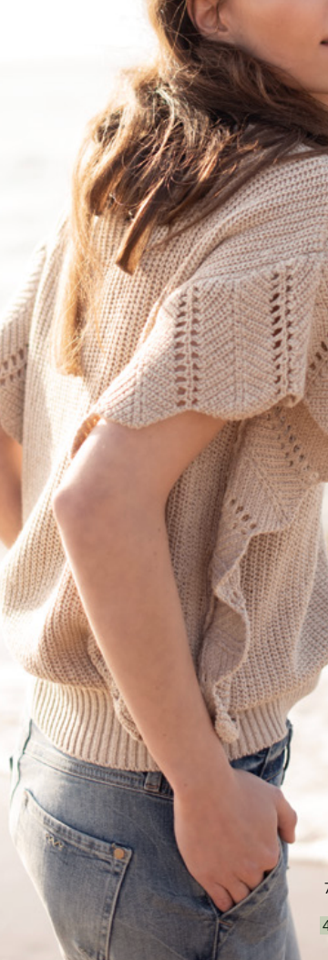 Tapered jeans soft indigo denim