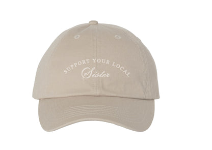 Sestra-Custom Embroidered Baseball Hat-Khaki