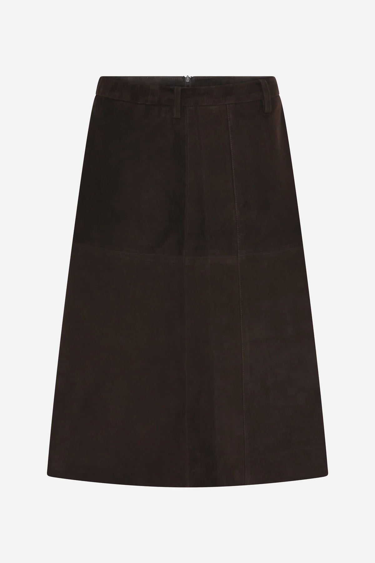 Bruuns Bazaar - Sueda Irene Suede Skirt - Dark Brown