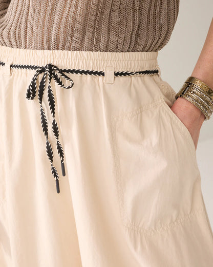Summum - Cotton Skirt - Pebble Beige