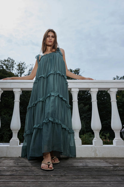 Bruuns Bazaar - Tellea Chriss dress - Sweet Green