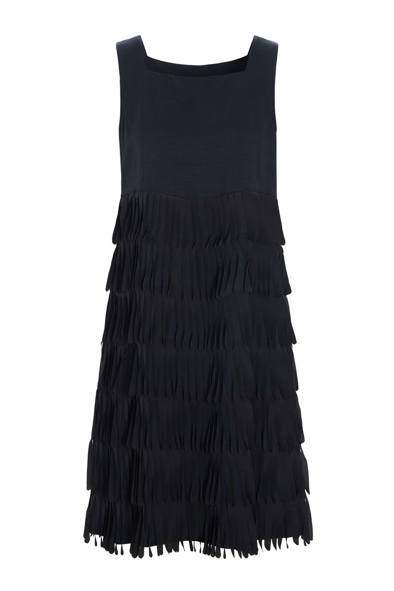 Bitte Kai Rand - Sukosu fringe dress - Black