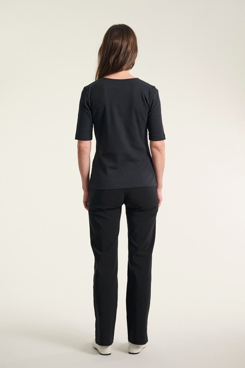 Bitte Kai Rand - Magic stretch straight pants - Black