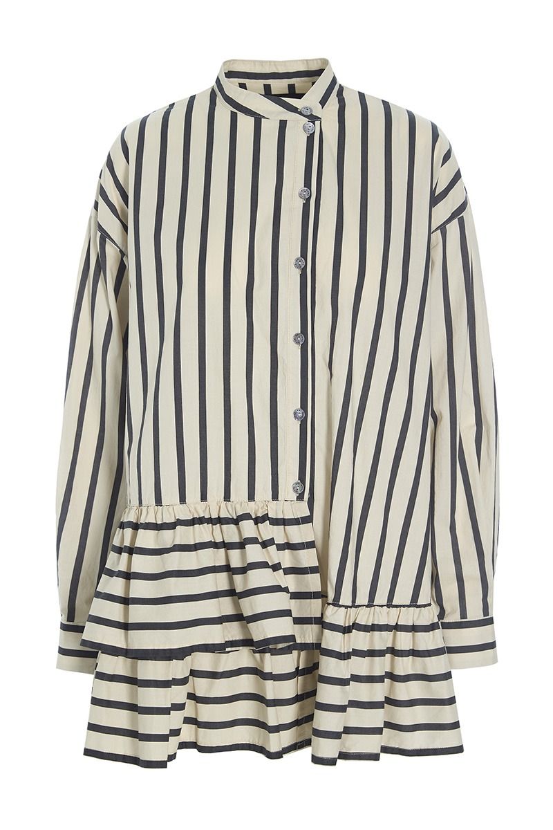 Stripe Frill Shirt