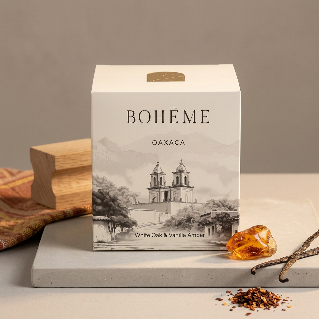 Boheme - Oaxaca Wholesale Candle – White Oak, Amber & Vanilla