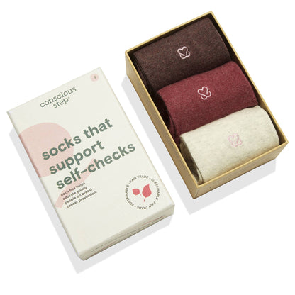Conscious Step - Boxed Set Socks that Support Self-Checks