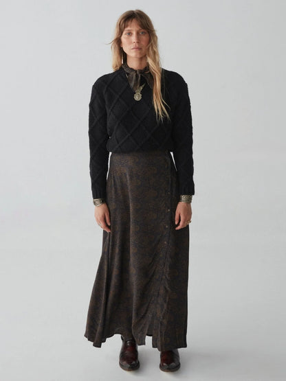 Lola Skirt - Cachemira Moutarde