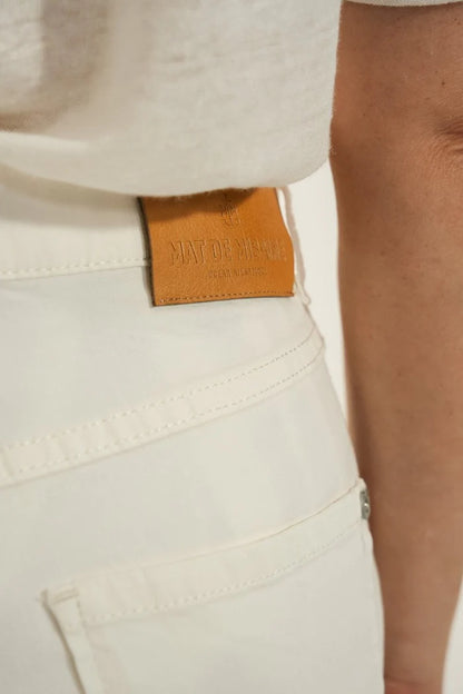 Mat De Misaine - Pimoricou Cropped Trousers - Cream Limestone