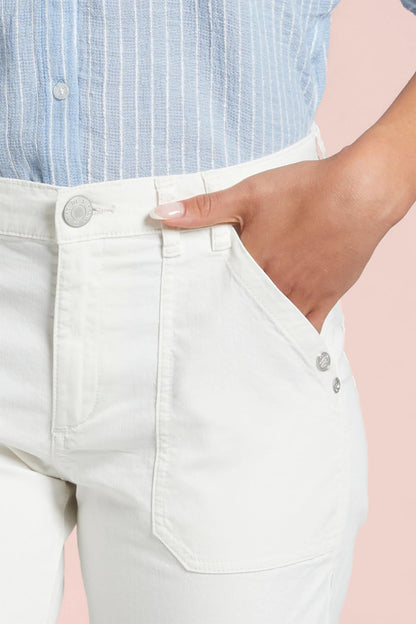 Mat De Misaine - Pimoricou Cropped Trousers - Cream Limestone