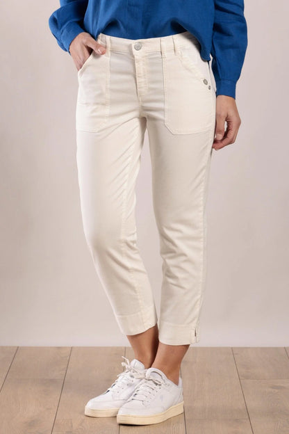 Mat De Misaine - Pimoricou Cropped Trousers - Cream Limestone