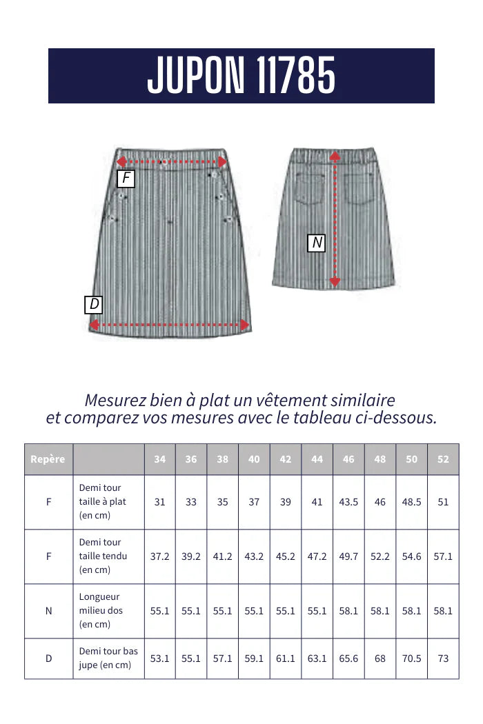 Mat de Misaine - Jupon Skirt - Ray Navy