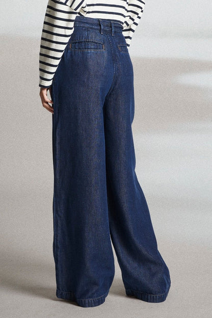 Mat de Misaine - Perros Soft Wide-Leg Jeans - Denim