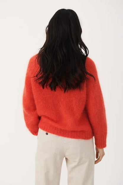 Rhona Pullover in Rubicondo