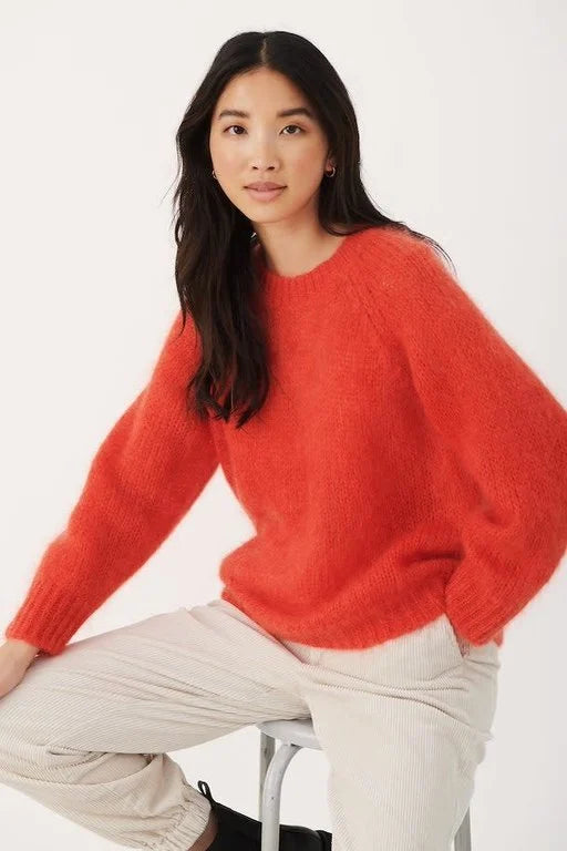 Rhona Pullover in Rubicondo