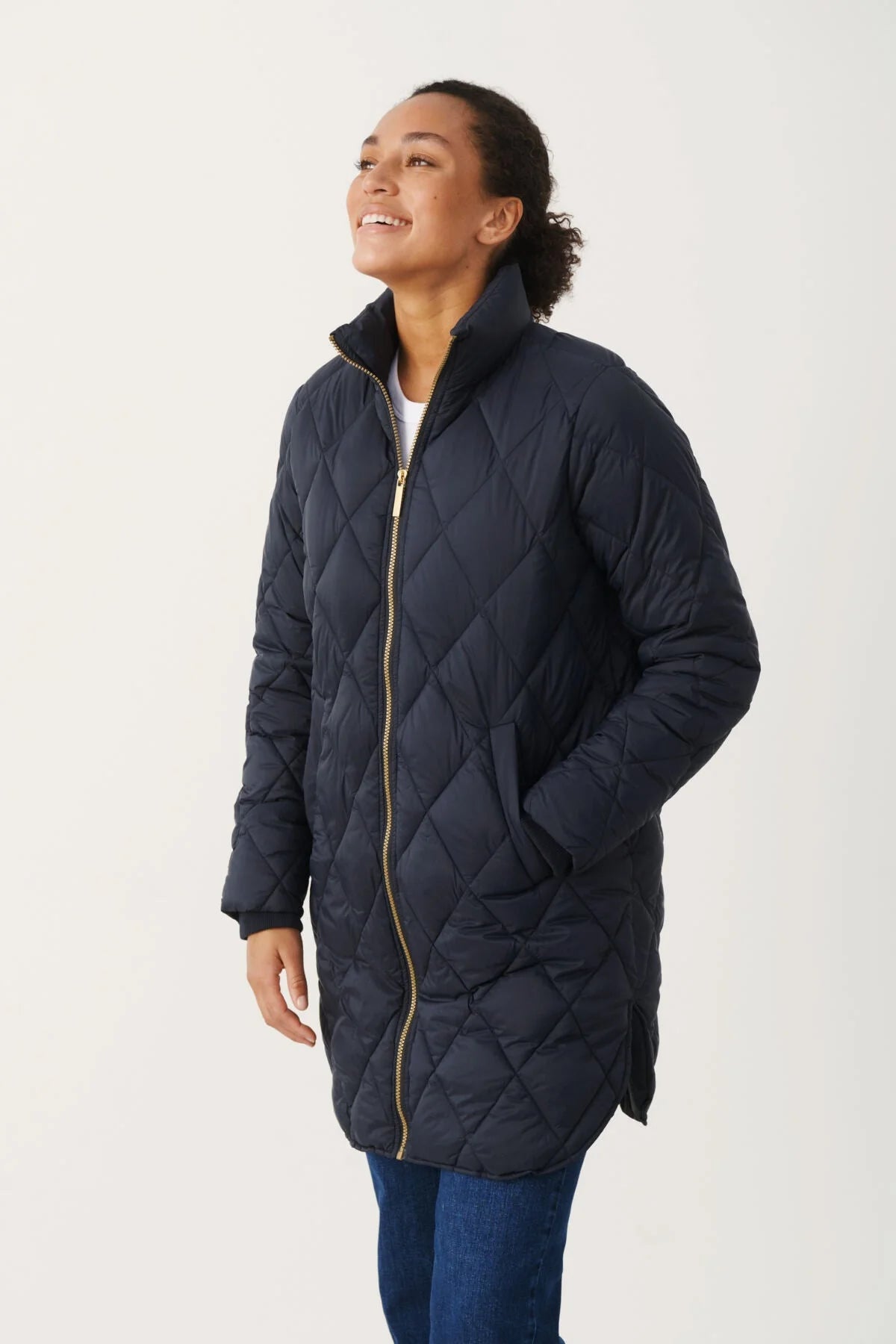 Part Two - Ollias PW Coat - Dark Navy