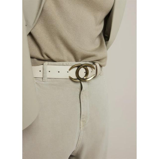 Double open oval belt