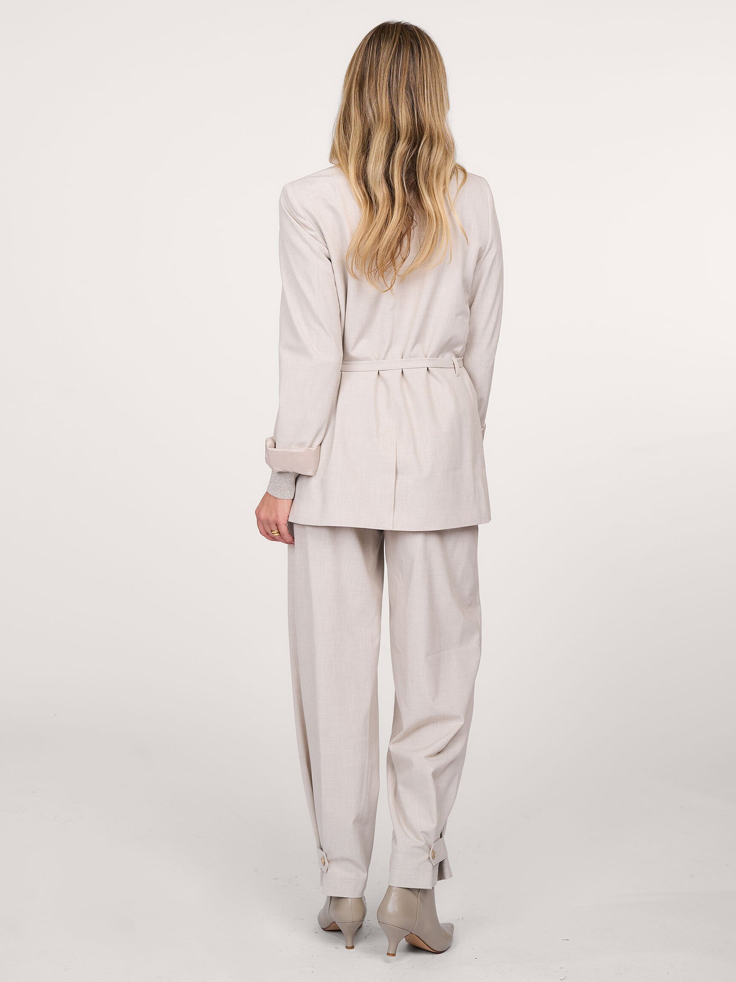 Summum - Blazer Viscose Blend Stretch - Light Grey