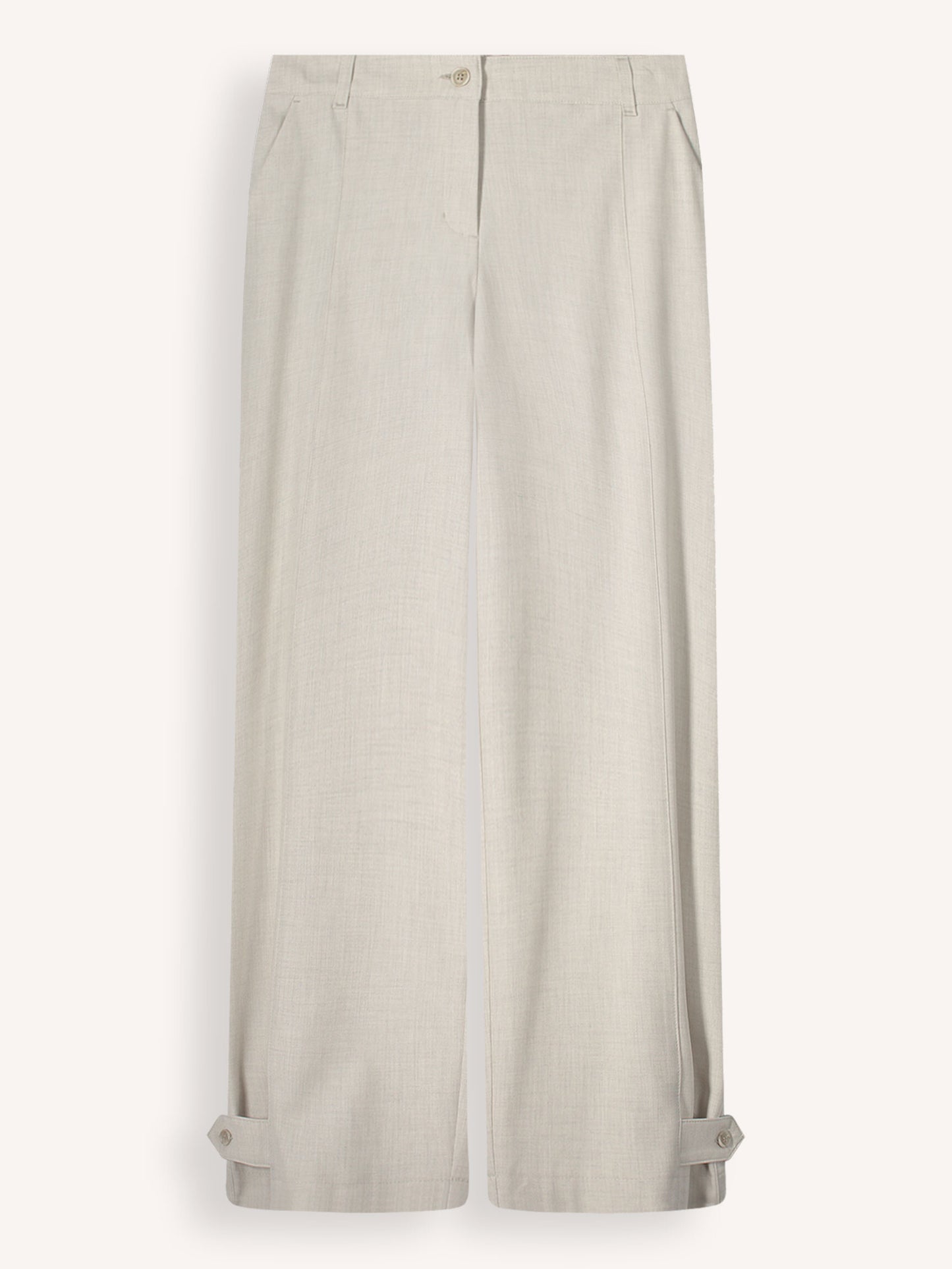 Summum - Trousers Viscose Blend Stretch - Light Grey
