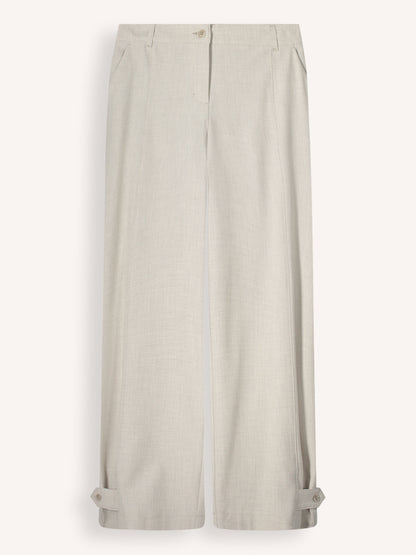 Summum - Trousers Viscose Blend Stretch - Light Grey