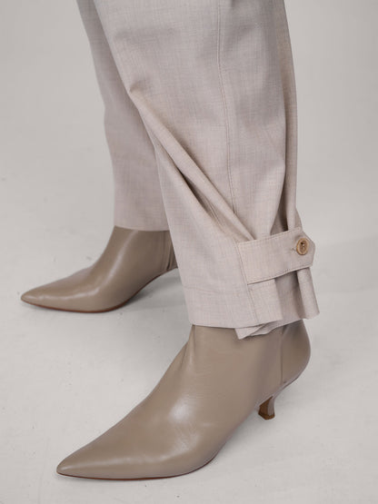 Summum - Trousers Viscose Blend Stretch - Light Grey