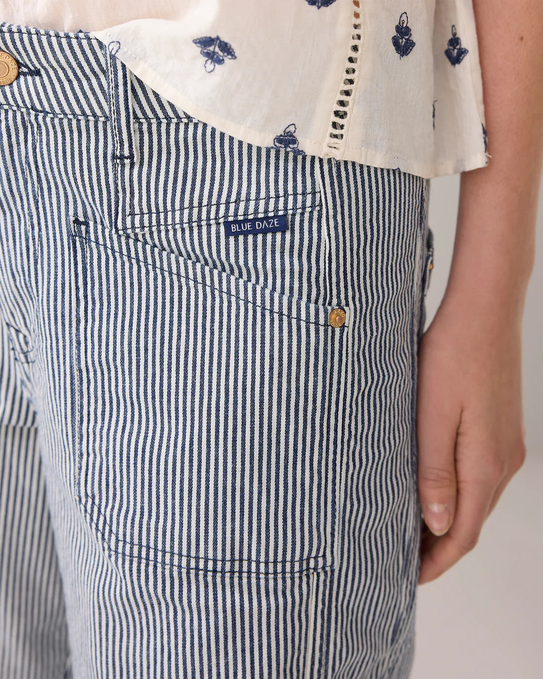 Summum - Tapered Jeans - Indigo Stripe
