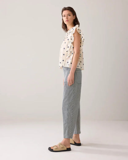 Summum - Tapered Jeans - Indigo Stripe
