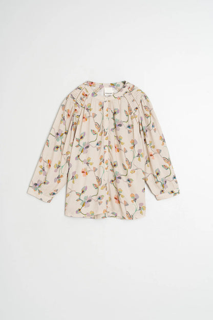 Indi & Cold - Shirt with gathered detail - Floral print